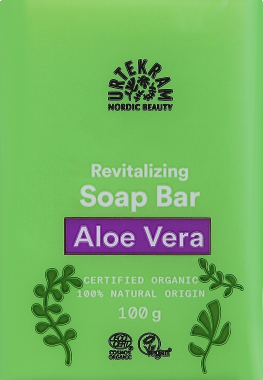 Восстанавливающее мыло "Алоэ вера" - Urtekram Regenerating Aloe Vera Soap — фото N1