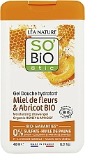 Парфумерія, косметика Гель для душу "Мед та абрикос" - So'Bio Etic Honey & Apricot Moisturizing Shower Gel