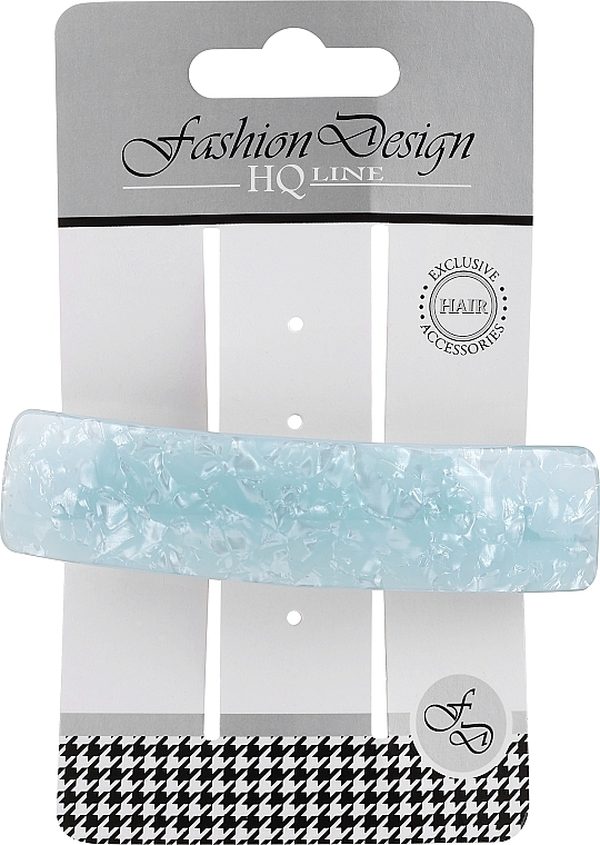 Заколка-автомат для волос "Fashion Design", 28472, голубая - Top Choice Fashion Design HQ Line — фото N1