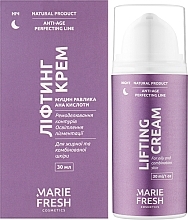 Нічний крем-ліфтинг для жирної та комбінованої шкіри - Marie Fresh Cosmetics Anti-age Perfecting Line Lifting Night Cream — фото N2