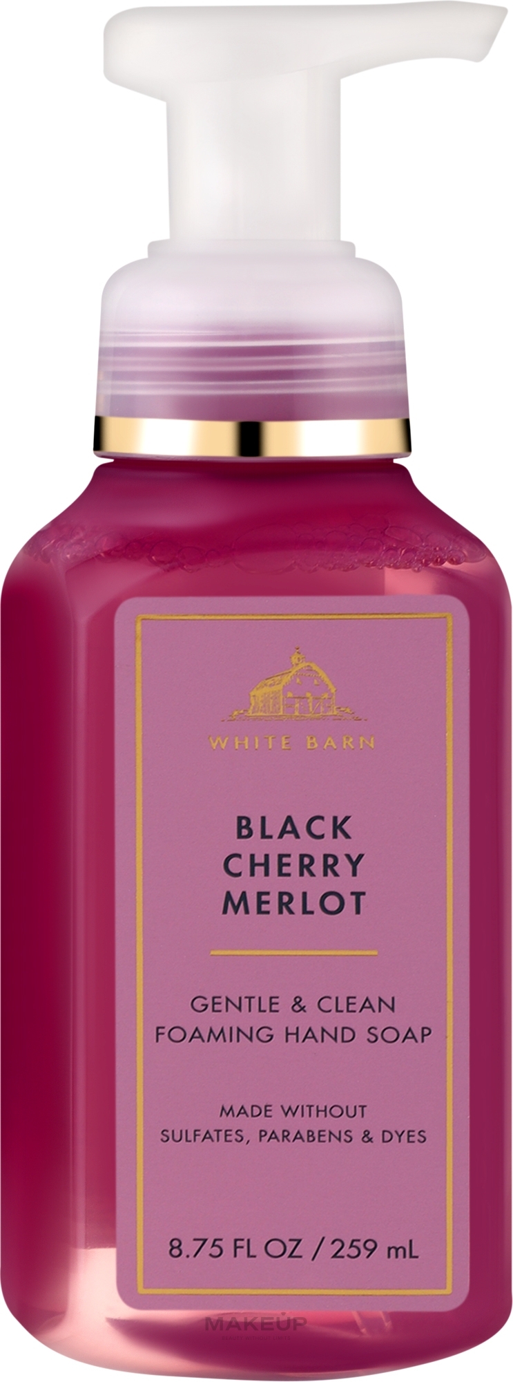 Мило-піна для рук "Чорна вишня Мерло" - Bath And Body Works Gentle & Clean Foaming Hand Soap Black Cherry Merlot — фото 259ml