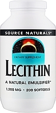 Духи, Парфюмерия, косметика Диетическая добавка "Лецитин" 1200 мг, желатиновые капсулы - Source Naturals