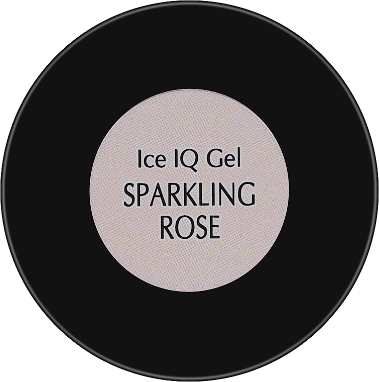 Незькотемпературний молочно-рожевий гель - PNB / UV/LED Ice IQ Gel,Sparkling Rose — фото N3