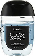 Духи, Парфюмерия, косметика Антисептик для рук - Gloss Company Pocket Bac Aqua Fresh Anti-Bacterial Hand Gel