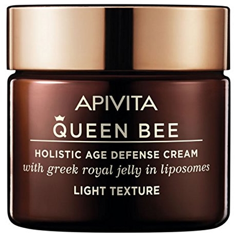 Крем с легкой текстурой для комплексной защиты от старения - Apivita Queen Bee Holistic Age Defence Cream Light Texture