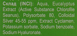 Спрей "Хлорофіліпт Синус" зі сріблом і цикламеном - Green Pharm Cosmetic — фото N4