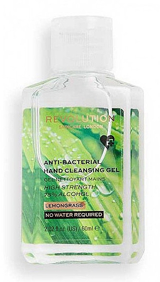 Гель для дезінфекції рук «Лемонграс» - Revolution Skincare Lemongrass Anti-Bacterial Hand Cleansing Gel — фото N1