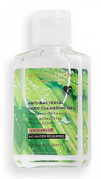 Гель для дезинфекции рук "Лемонрасс" - Revolution Skincare Lemongrass Anti-Bacterial Hand Cleansing Gel — фото N1