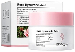 Крем для лица с экстрактом розы и гиалуроновой кислоты - Bioaqua Rose Hyaluronic Acid Cream — фото N1