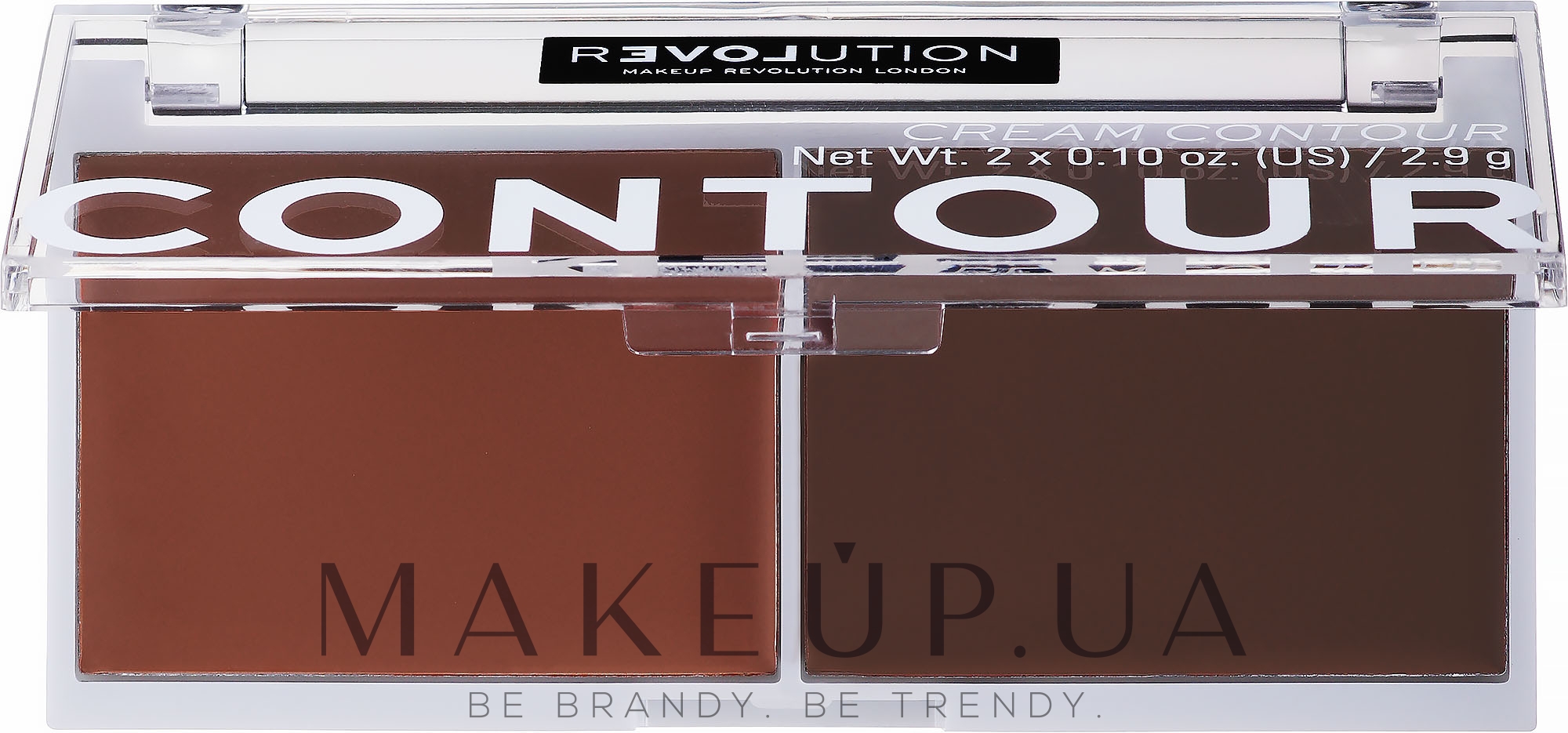 Палетка для макияжа - Relove By Revolution Cream Contour Duo — фото Dark