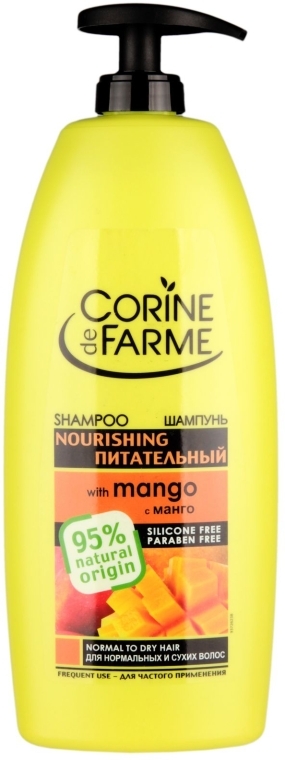 Поживний шампунь з манго - Corine de Farme Shampoo With Mango