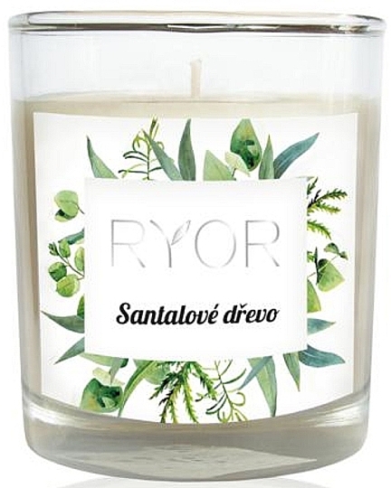 Ароматична свічка "Сандалове дерево" - Ryor Candle — фото N1