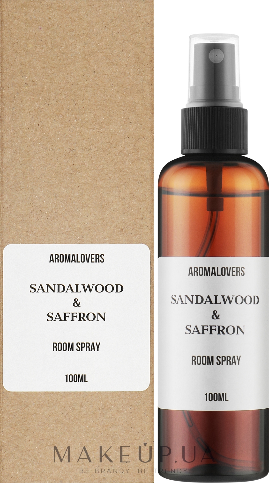 Рум-спрей для дома - Aromalovers Sandalwood & Saffron Room Spray — фото 100ml