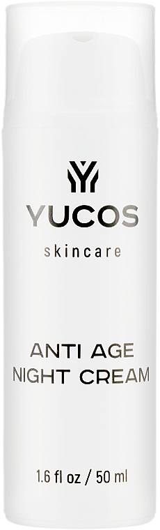 Нічний крем для зрілої шкіри обличчя                   - Yucos Anti Age Night Cream — фото N1