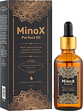 Олія-реконструктор для росту волосся з ефектом ламінування - MinoX Perfect Oil — фото N2