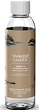 Наполнитель для диффузора "Amber & Sandalwood" - Yankee Candle Signature Reed Diffuser — фото N1