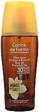 Солнцезащитное сухое масло для тела - Corine De Farme Dry Oil Protect & Tan Spray Spf 30  — фото N1