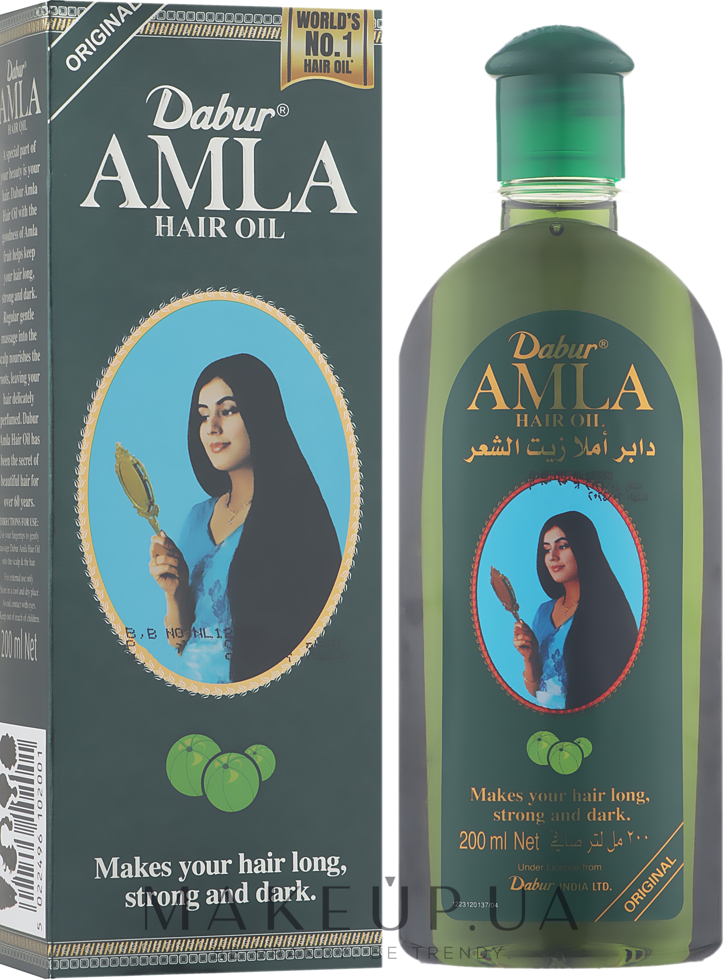 Масло для волосся - Dabur Amla Hair Oil — фото 200ml