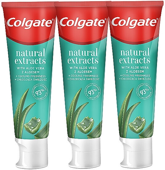 Набір - Colgate Natural Extracts (toothpaste/3x75ml) — фото N2