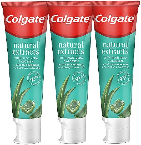 Набор - Colgate Natural Extracts (toothpaste/3x75ml) — фото N2