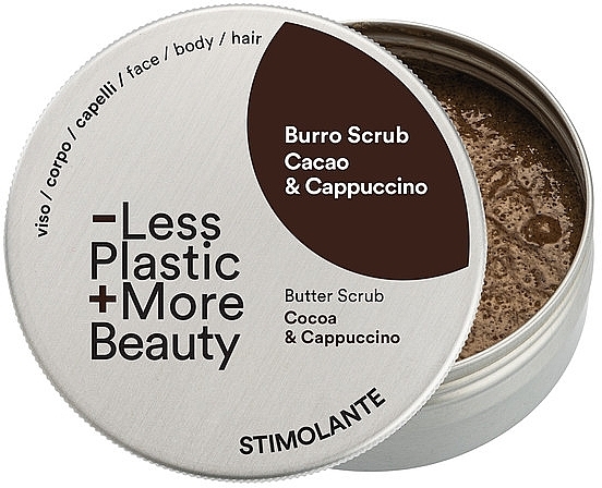 Стимулирующий масляный скраб "Какао и капучино" - Sapone Di Un Butter Scrub Scrub Cocoa & Cappuccino Stimulating — фото N1