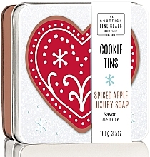 Парфумерія, косметика Мило "Печиво пряне яблуко" - Scottish Fine Soaps Cookie Tins Spiced Apple Luxury Soap In A Tin