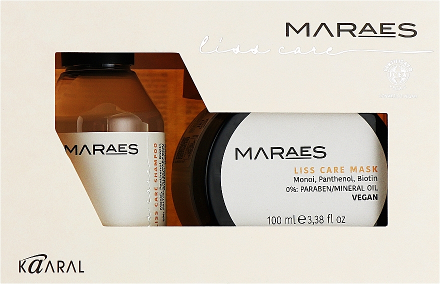 Набір - Kaaral Maraes Curly Care Travel Kit (shm/100ml + h/cond/100ml) — фото N1