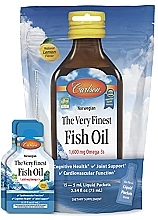Рыбий жир со вкусом лимона, 1600 мг - Carlson Labs The Very Finest Fish Oil — фото N1