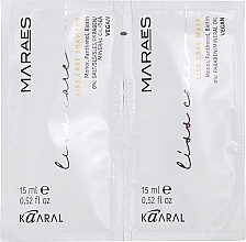 Парфумерія, косметика Набір пробників для прямого волосся - Kaaral Maraes Liss Care (shm/15ml + mask/15ml)