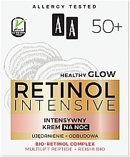 Интенсивный ночной крем для лица 50+ - AA Retinol Intensive Healthy Glow 50+ Night Cream — фото N3
