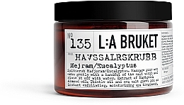 Парфумерія, косметика Скраб для тіла - L:A Bruket No. 135 Salt Scrub Marjoram/Eucalyptus