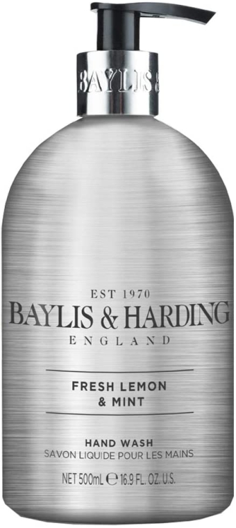Жидкое мыло для рук - Baylis & Harding Elements Lemon and Mint Hand Wash — фото N1