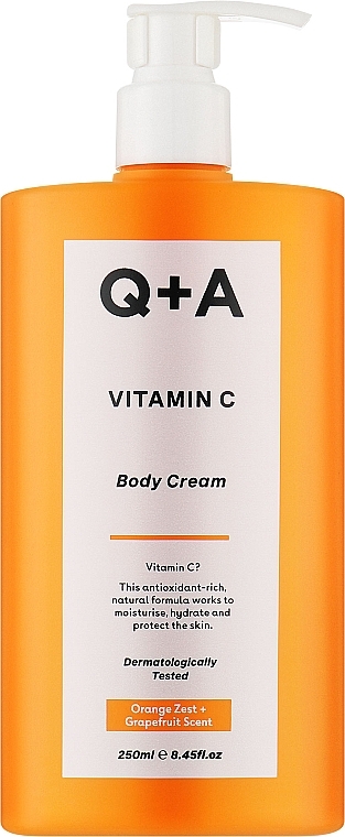 Крем для тела с витамином С - Q+A Vitamin C Body Cream — фото N1