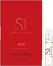 Giorgio Armani Si Passione Eclat - Парфюмированная вода (пробник) — фото N1