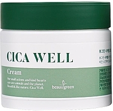 Увлажняющий крем с центеллой азиатской - BeauuGreen Cica Well Cream — фото N1