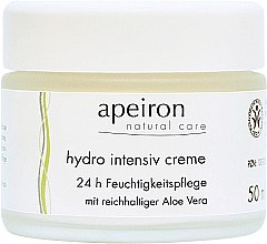 Інтенсивно зволожувальний крем - Apeiron Hydro Intensiv Cream 24h — фото N2