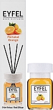 Аромадиффузор "Апельсин" - Eyfel Perfume Reed Diffuser Orange — фото N5