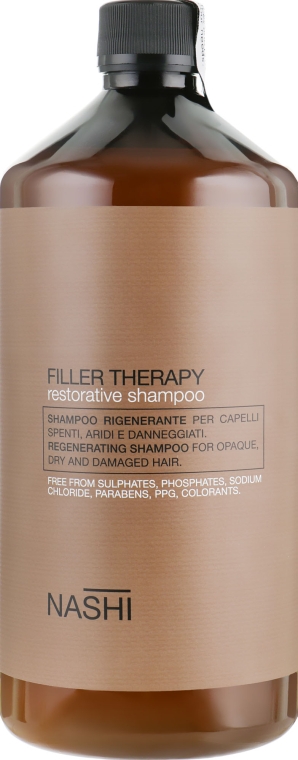Тонізувальний шампунь - Nashi Argan Filler Therapy Restorative Shampoo — фото N3