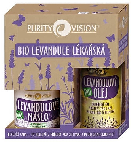 Набір - Purity Vision Bio Lavender Coffret (oil/120ml + butter/oil/100ml) — фото N1