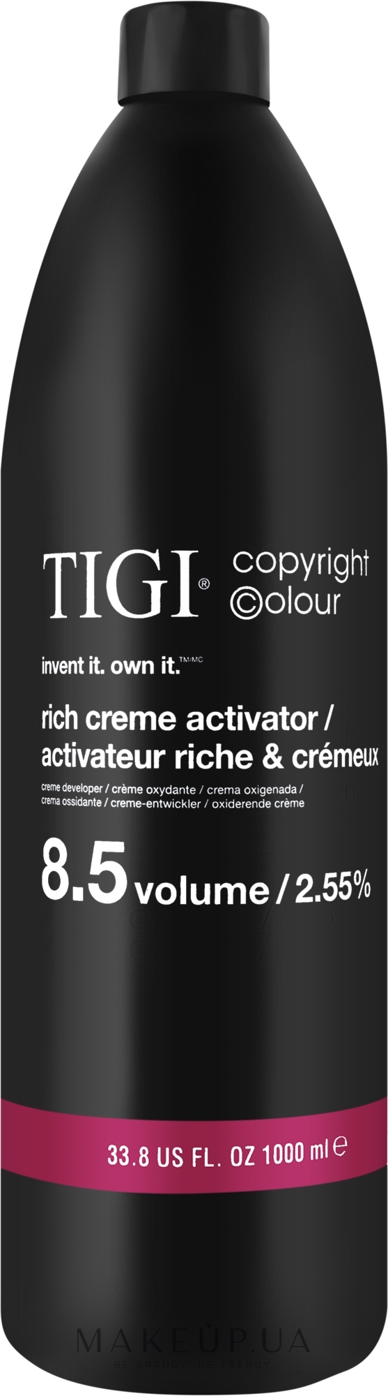 Активатор - TIGI Colour Activator 8.5vol / 2.55% — фото 1000ml