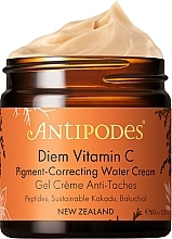Крем для обличчя проти пігментних плям із вітаміном С - Antipodes Diem Vitamin C Pigment-Correcting Water Cream — фото N1