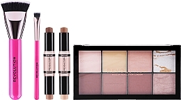 Набор, 5 продуктов - Makeup Revolution All About The Contour Gift Set — фото N2