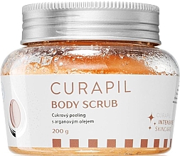 Цукровий скраб для тіла з аргановою олією - Curapil Care Sugar Body Scrub With Argan Oil — фото N1