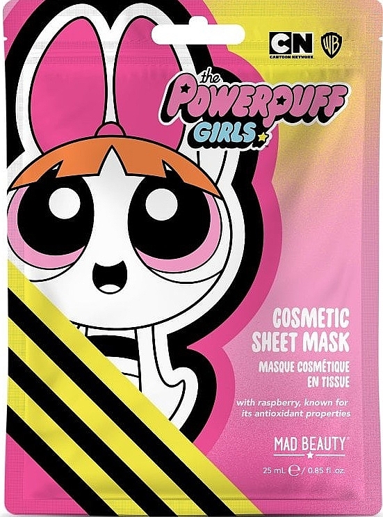 Маска для лица - Mad Beauty Powerpuff Girls Cosmetic Sheet Mask Blossom — фото N1