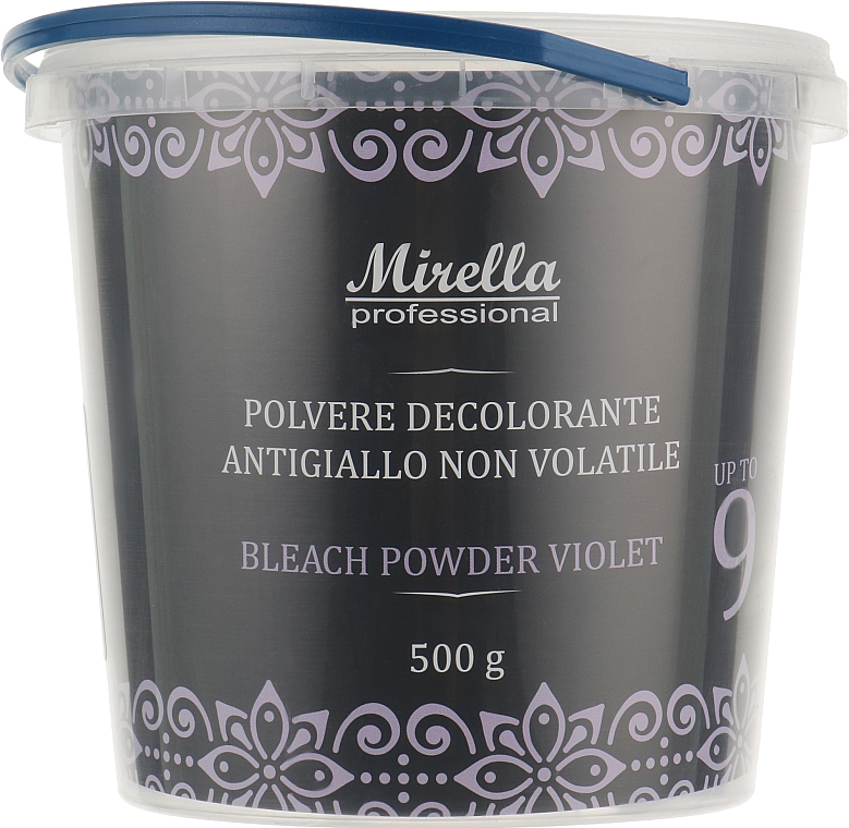 Освітлювальна пудра "Антижовтий ефект", фіолетова - Mirella Bleach Powder Violet — фото N1