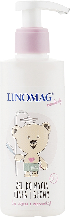 Дитячий гель-шампунь для голови й тіла - Linomag
