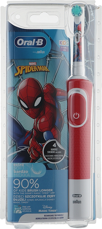 Электрическая зубная щетка - Oral-B Vitality Kids Spiderman — фото N1