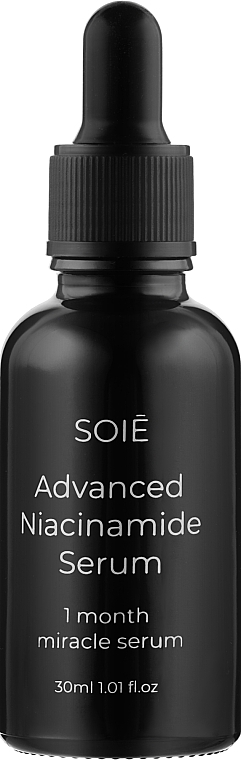 Відновлювальна сироватка для обличчя з ніацинамідом і цінними оліями - Soie Advanced Niacinamide Serum