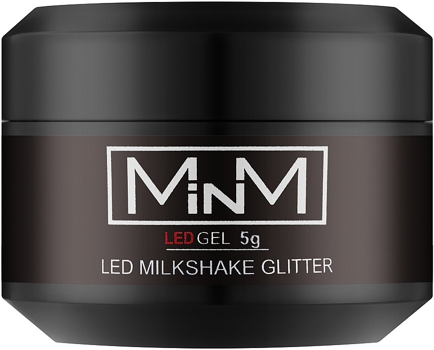 Гель камуфлюючий LED - M-in-M Gel LED Milkshake Glitter — фото N1