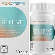 Пищевая добавка пробиотик "Relieve", в капсулах - Allnutrition Probiotic LAB2PRO — фото N2